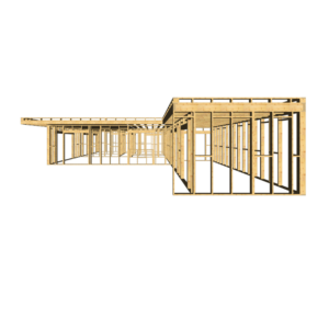 Wood Frame opção de estrutura A